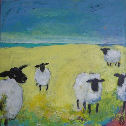 Får i marsken 40x40