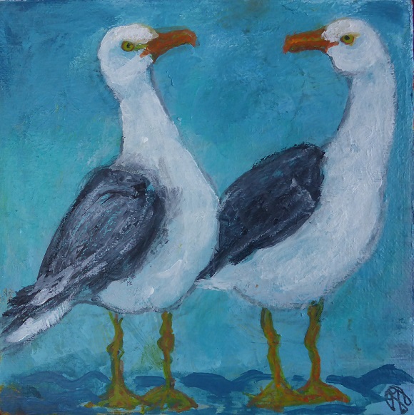 To måger 30x30