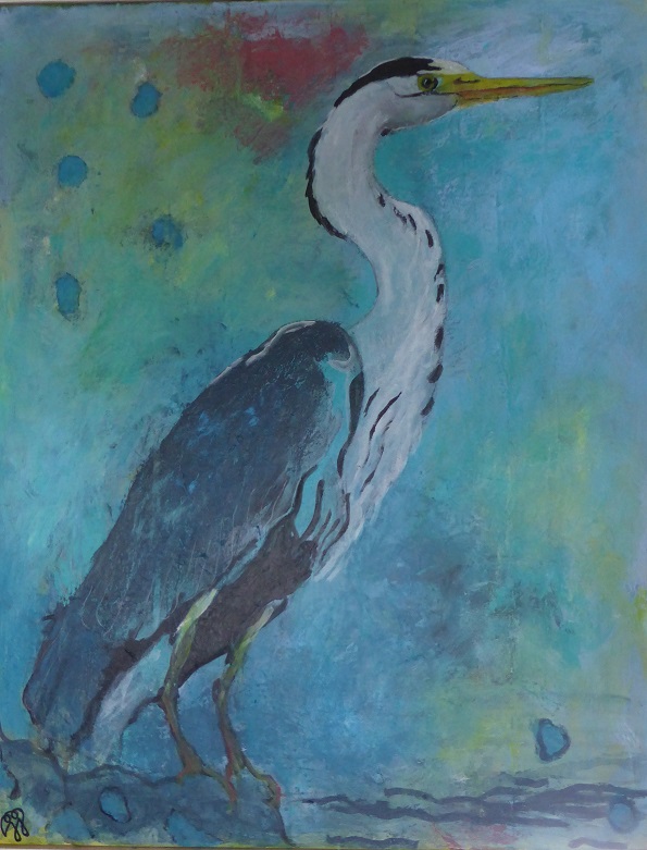 Fiskehejre 50x60