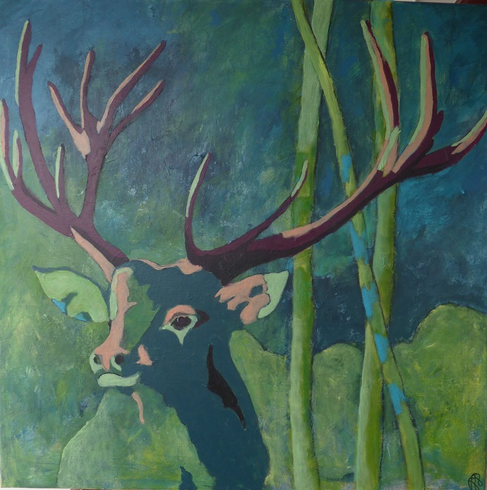 Kronhjort 80x80