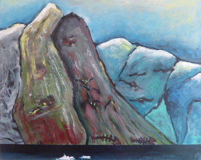 Grønlands vestkyst 80x70